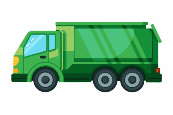 Beyond the Bin: The Garbage Truck Illustration