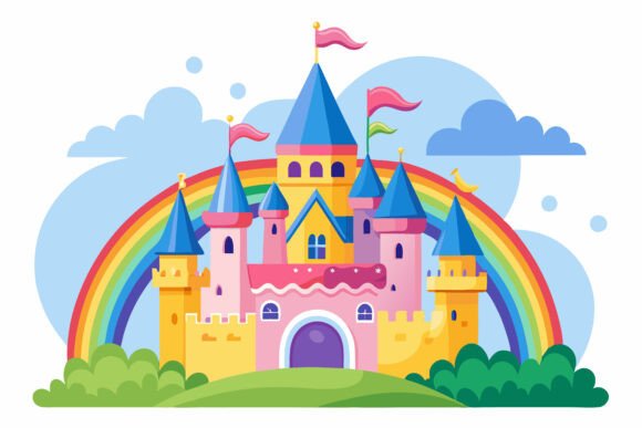 Cartoon Fairy Tale Castle: An Evaluation of a Premium AI EPS Collection