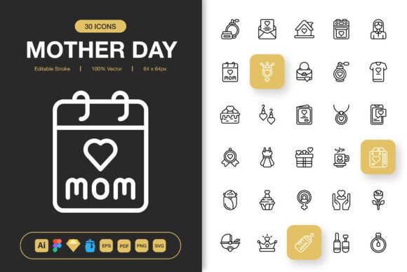 Celebrating Connection: The Role of Icon Design in Mother's Day Projects