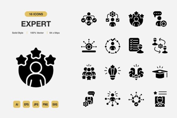 Expert Solid Icons: Evaluating a Comprehensive Icon Set for Modern Projects