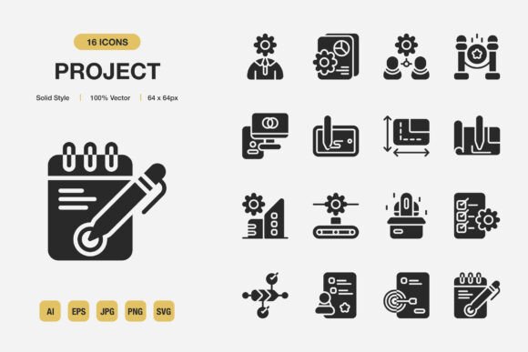Project Solid Icons: Your Essential Minimalist Icon Set