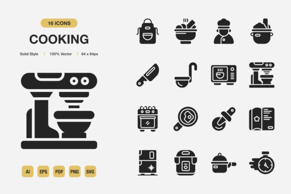 The Culinary Art of Design: How Cooking Solid Icons Streamlines Creative Projects