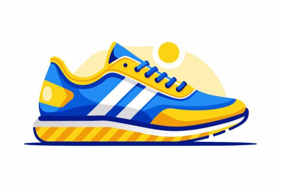 The Evolution of Footwear in Design: Exploring Modern Sports Shoe in Digital Illustration