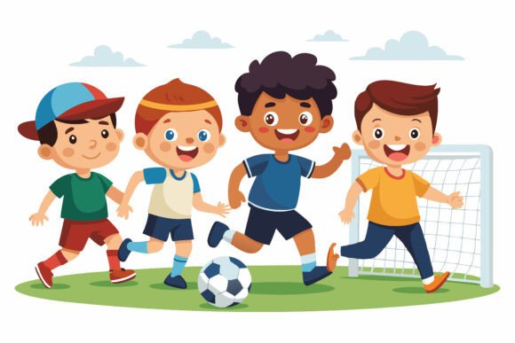 The Joyful Dynamic of Children Playing Football: An Asset for Modern Visual Communication