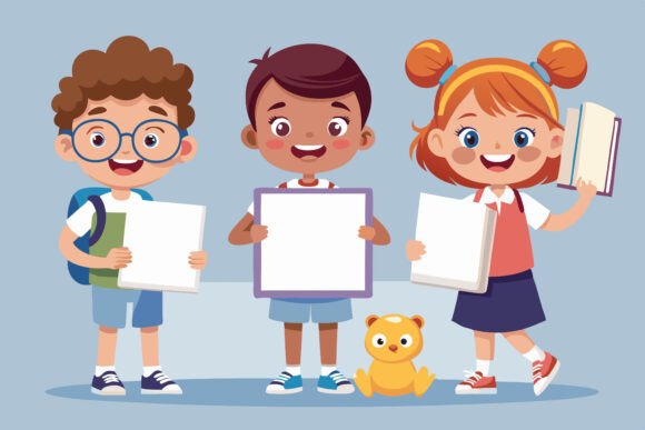 The Power and Purpose of Children Reading a Book Illustrations