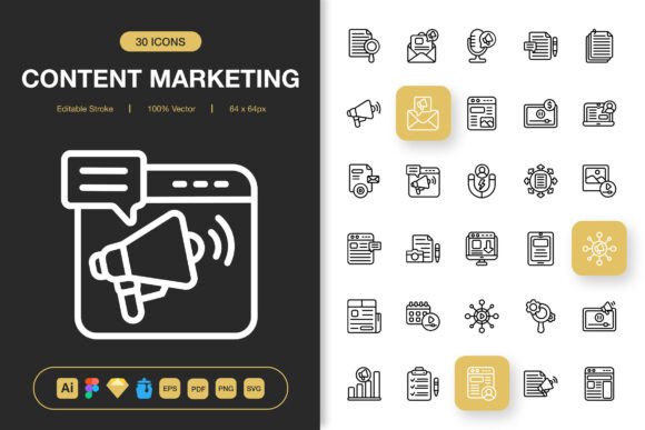 The Power of Visual Communication: Exploring Content Marketing Icons