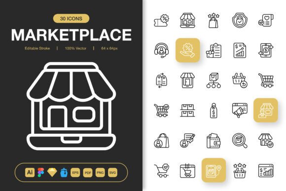 The Strategic Advantage of a Professional Marketplace Icons Set in Modern Design Workflows