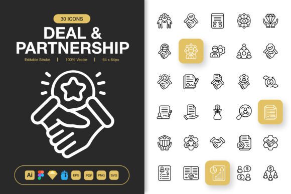 Visualizing Agreements: The Role and Selection of Partnership Icon Sets